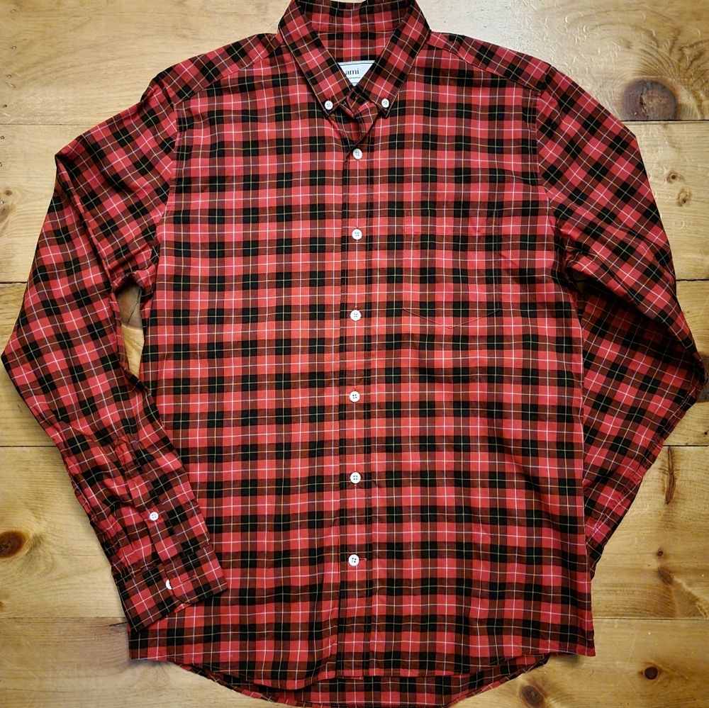 Ami plaid shirt